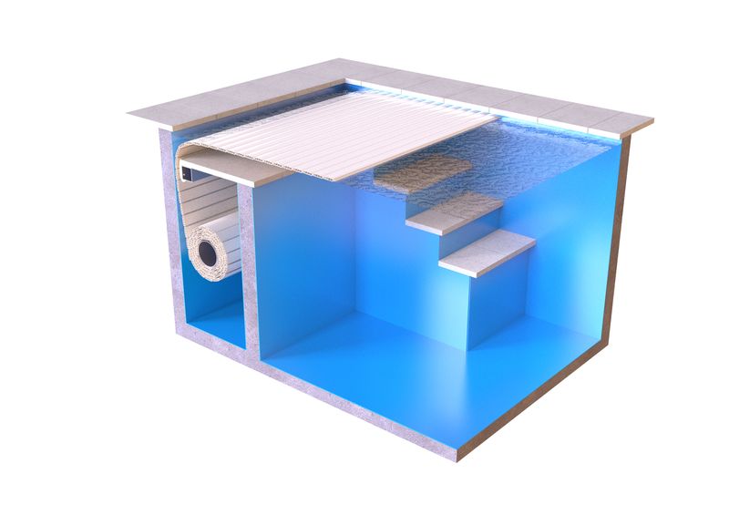 AquaTop Integrert lamelltrekk til svømmebasseng