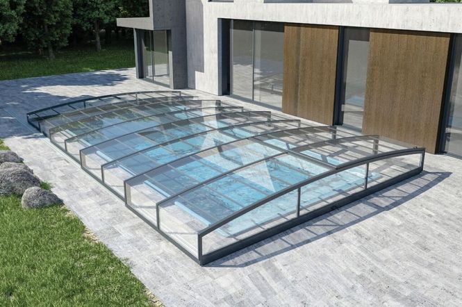 Hovedbilde LEIA 3x6 bassengtak