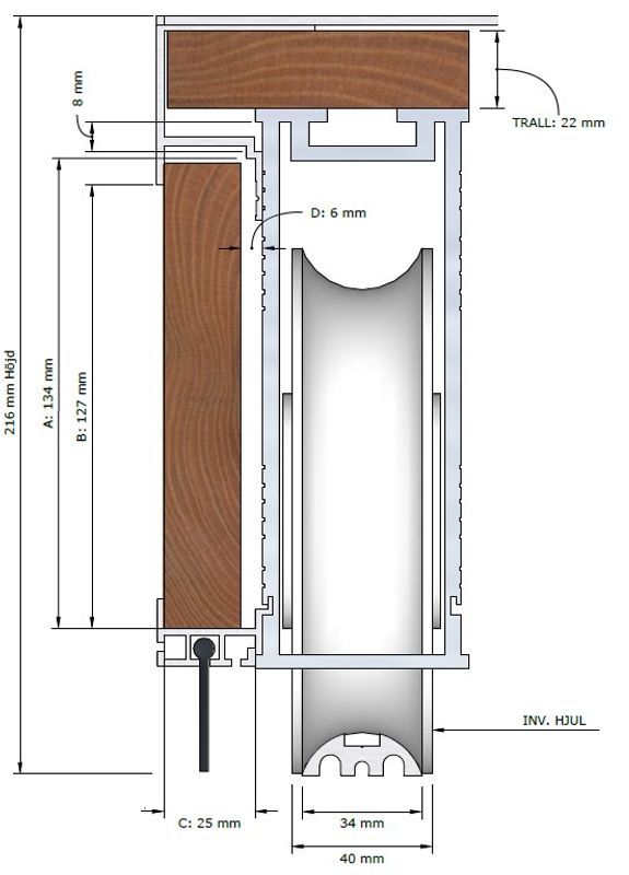 Aqvisdeck Skyvbart terassedekke 3,75x7,5 meter