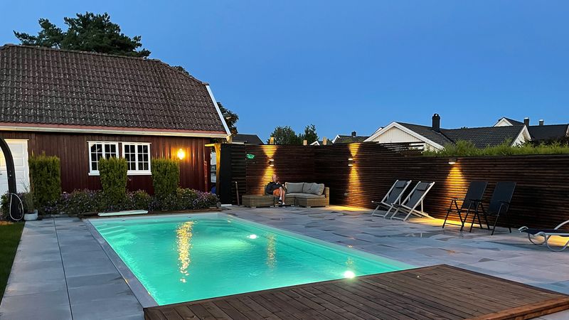 Monaco 1000 glassfiber svømmebasseng