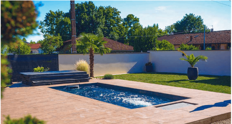 Enzo 6 glassfiber svømmebasseng